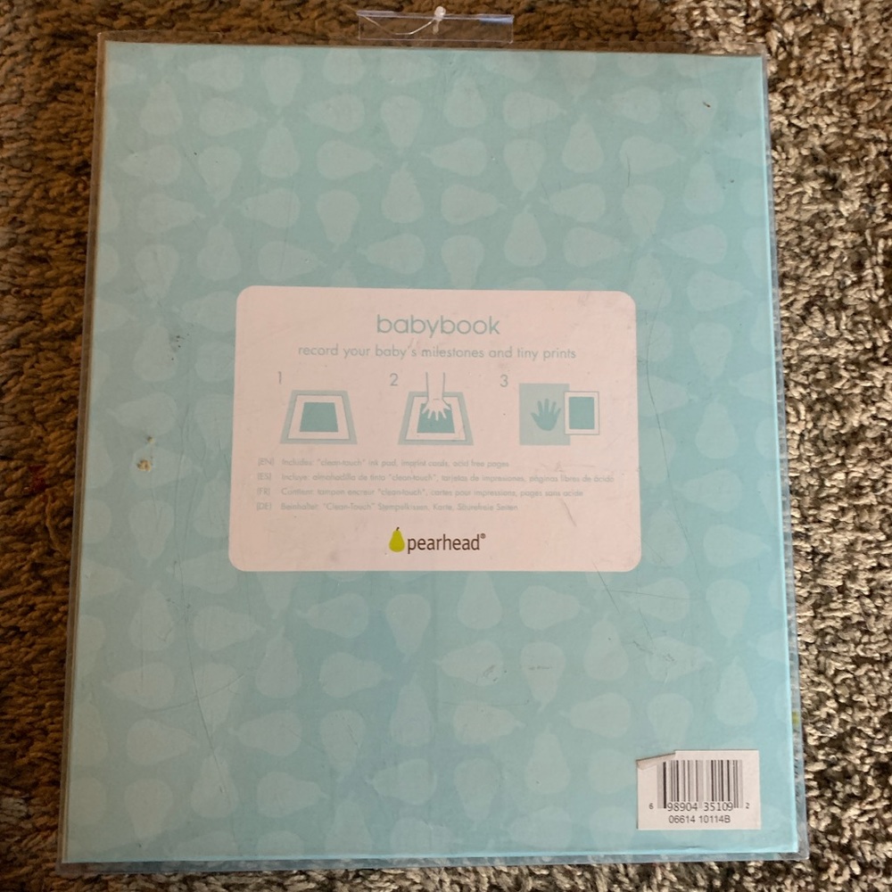 Pearhead baby book